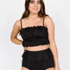 Black | Peplum Bottoms