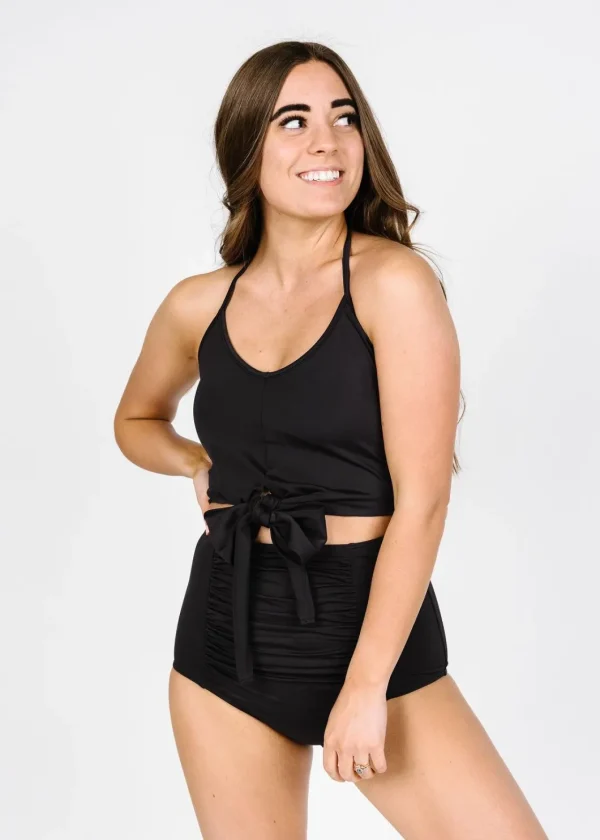 Black | Ruched Bottoms 2.0