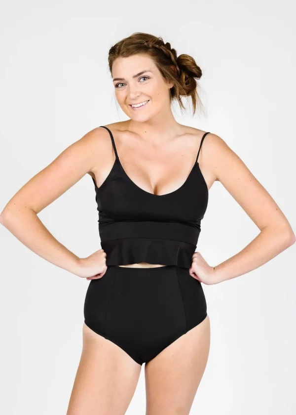 Black | Scoop Back Top