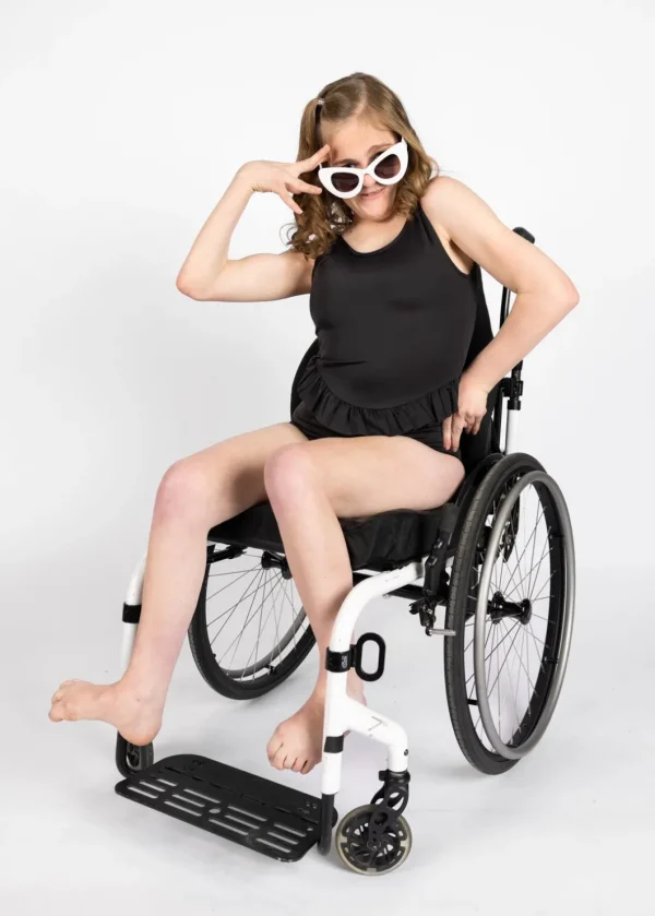 Black | Skirted One-Piece