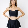 Black | VD Crop Top