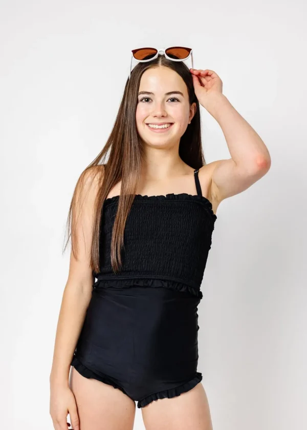 Black | Youth All Ruffled Up Bottoms