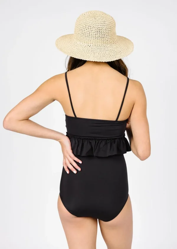 Black | Youth Down in Front Ruffle Bottoms