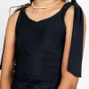 Black | Youth Knot Top