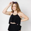 Black | Youth Swing Top