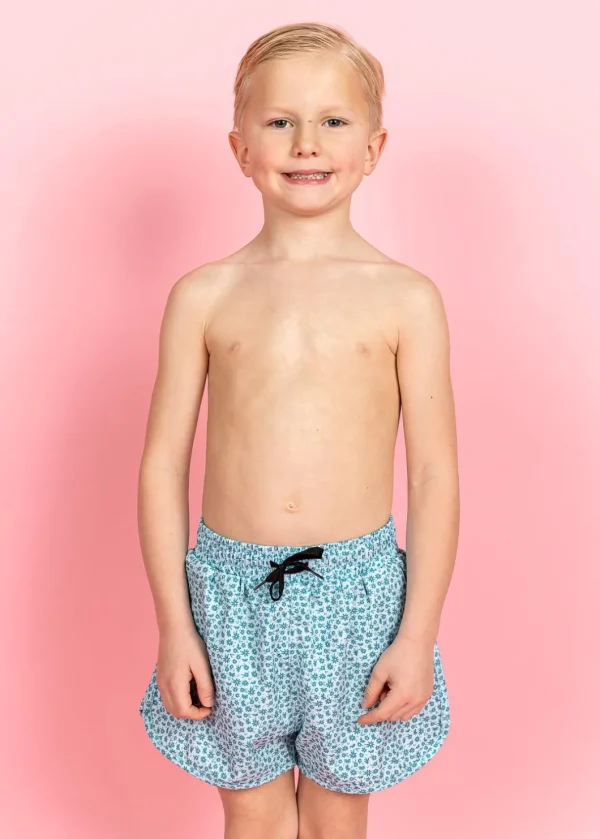 Blue Ditsy Floral | Mini Retro Shorties