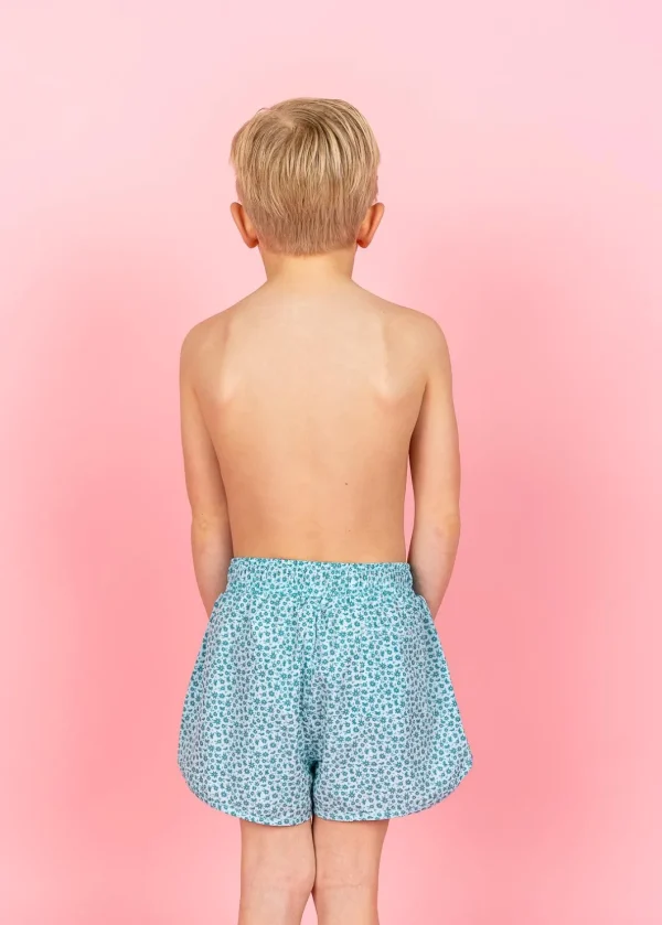 Blue Ditsy Floral | Mini Retro Shorties
