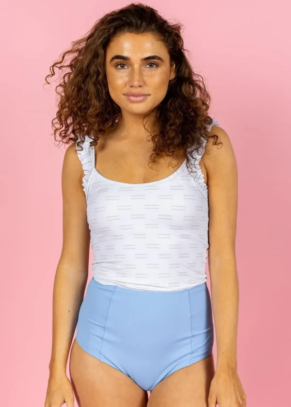 Blue Skies | Cut High Bottoms