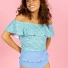 Blue Skies | Mid-Ruffle Bottoms