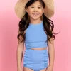 Blue Skies | Mini Down in Front Ruffle Bottoms