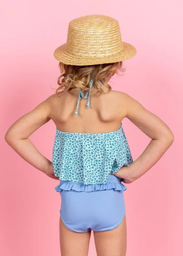 Blue Skies | Mini Mid-Ruffle Bottoms