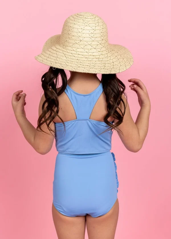 Blue Skies | Mini Racer Back Top