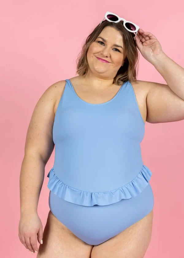 Blue Skies | Skirted One-Piece
