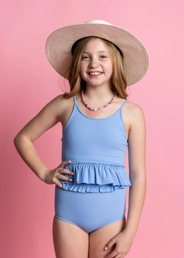 Blue Skies | Youth Mid-Ruffle Bottoms