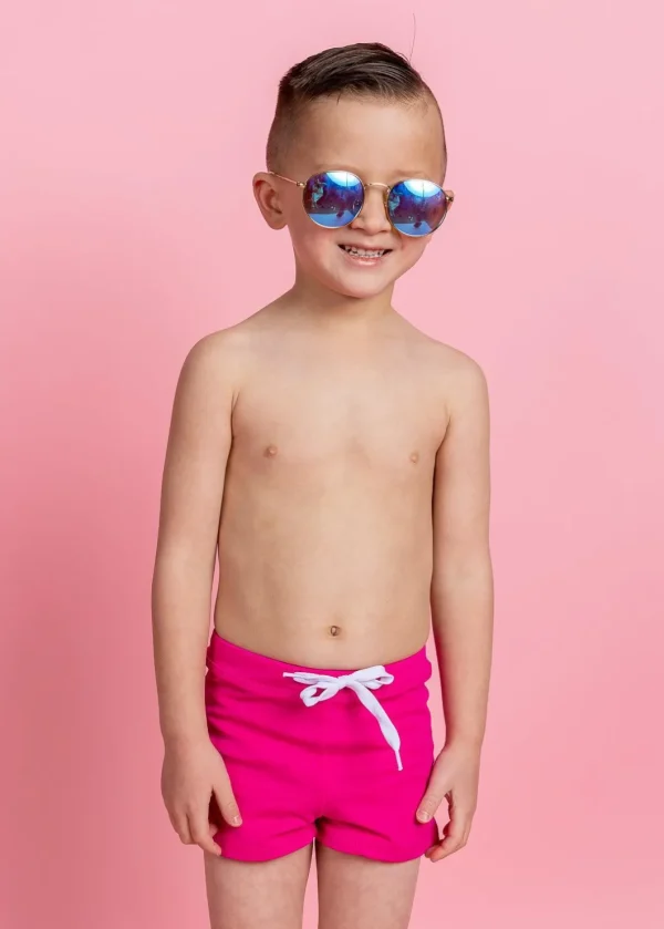 Bold Fuchsia | Mini Euro Shorts