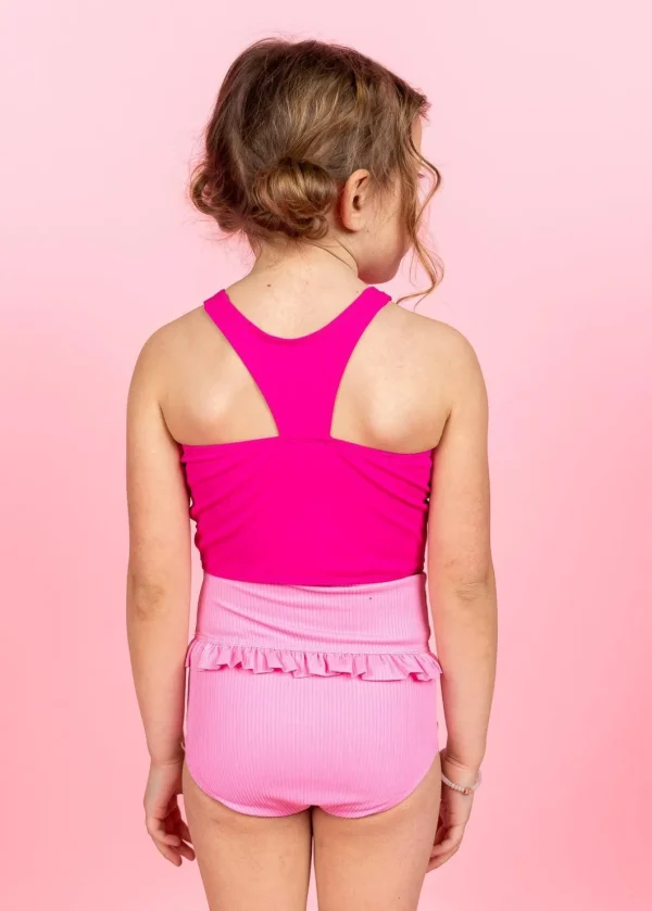 Bold Fuchsia | Mini Racer Back Top