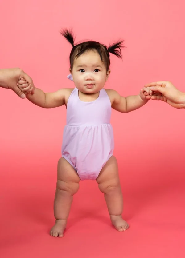 Bright Lilac | Baby Romper One-Piece