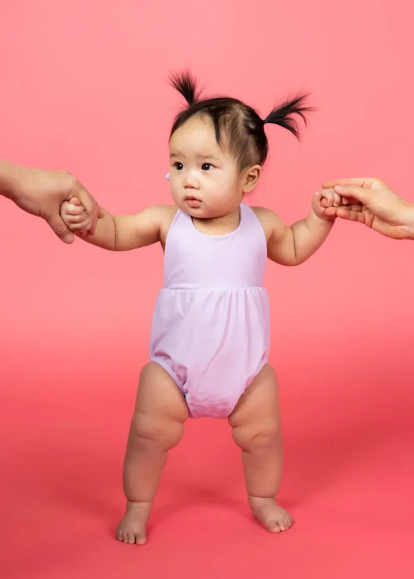 Bright Lilac | Baby Romper One-Piece