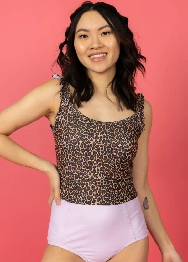 Bright Lilac | High-Waisted Bottoms