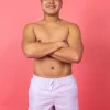 Bright Lilac | Mens Retro Shorties