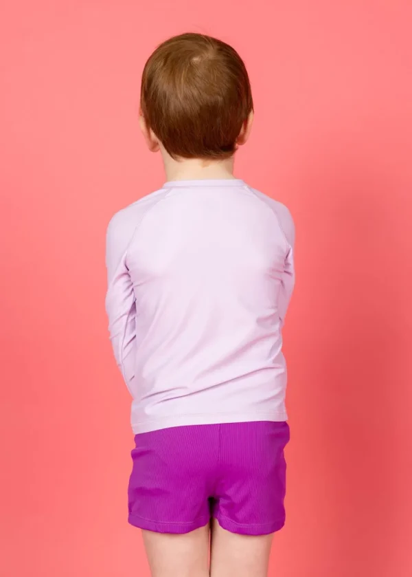 Bright Lilac | Mini Rashguard Top (Unisex)