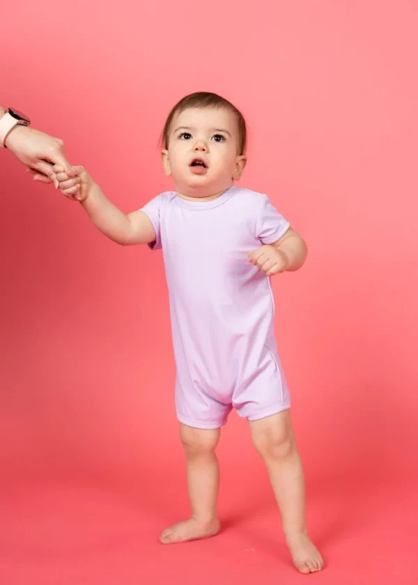 Bright Lilac | Mini Shorties Rashguard (Unisex)