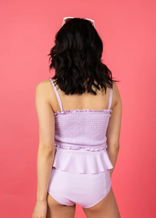 Bright Lilac | Peplum Bottoms
