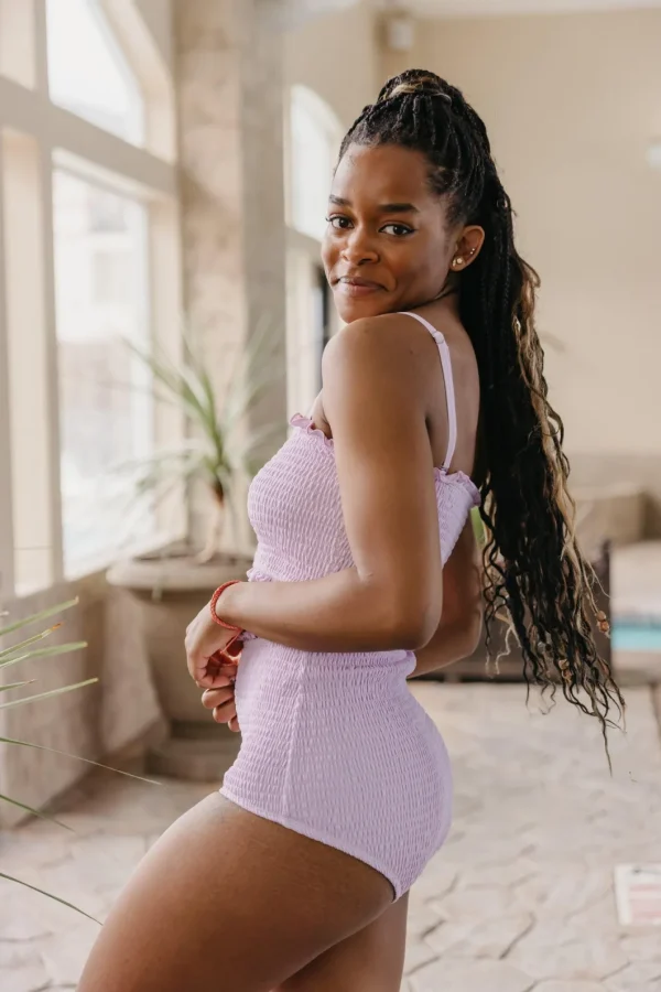 Bright Lilac | Smocked Bottoms