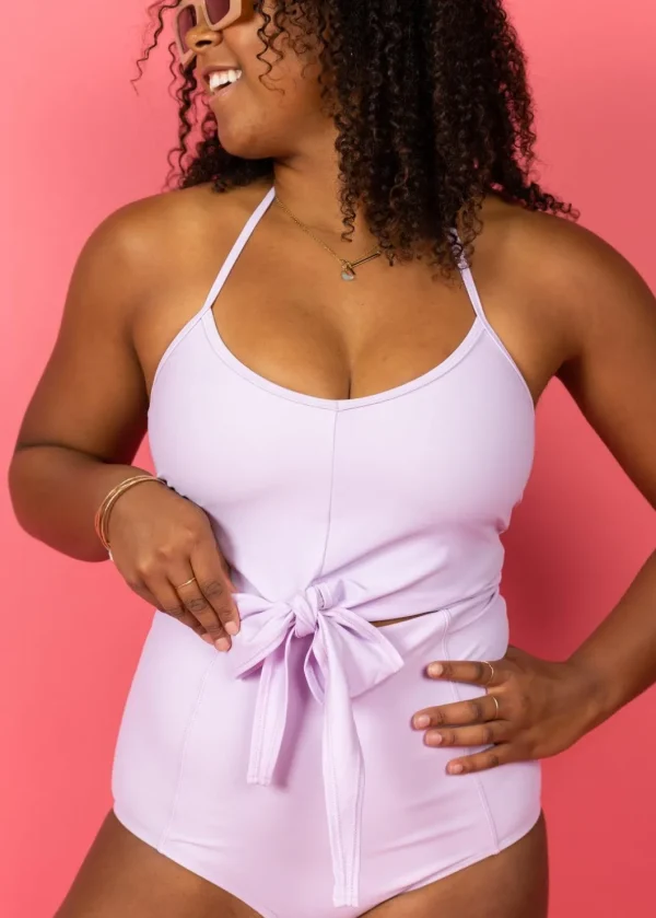 Bright Lilac | Tied-Up Top
