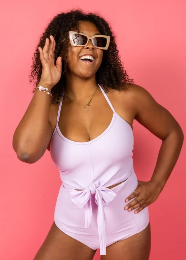 Bright Lilac | Tied-Up Top