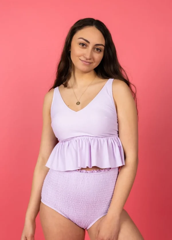 Bright Lilac | V-Neck Top