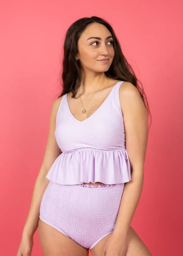 Bright Lilac | V-Neck Top
