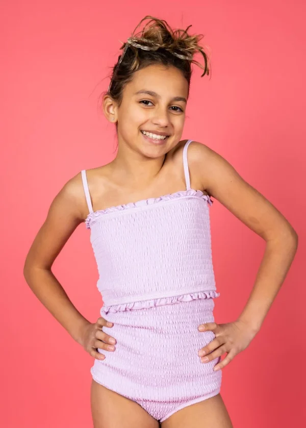 Bright Lilac | Youth Bandeau Top
