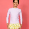 Bright Lilac | Youth Rashguard Top (Unisex)