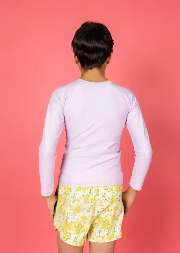 Bright Lilac | Youth Rashguard Top (Unisex)