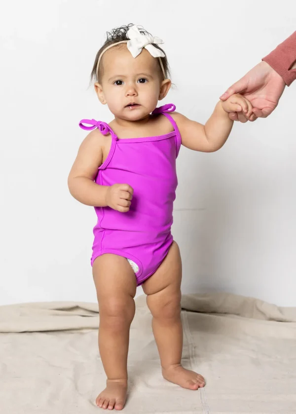 Brilliant Violet | Baby Simply One-Piece