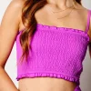 Brilliant Violet | Bandeau Top