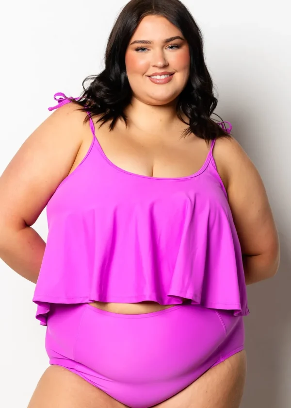 Brilliant Violet | High-Waisted Bottoms