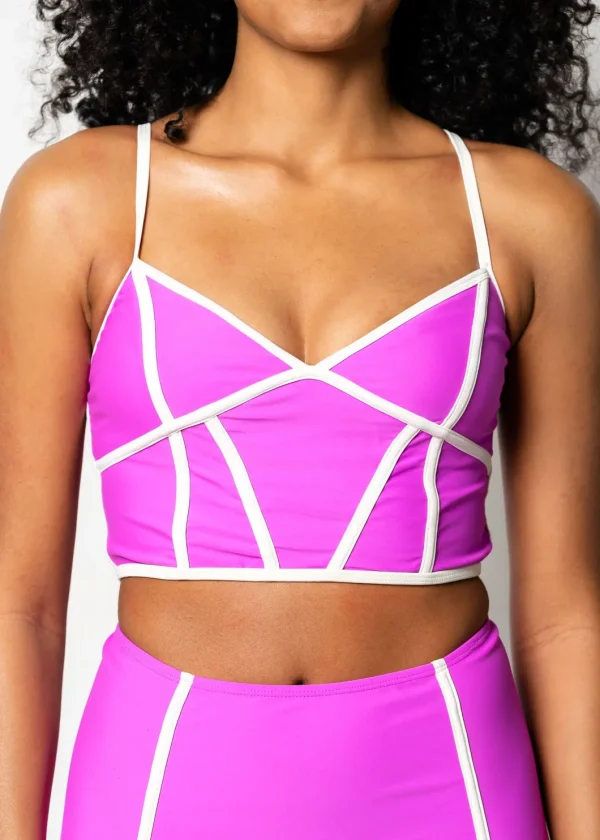 Brilliant Violet | Lined Up Top