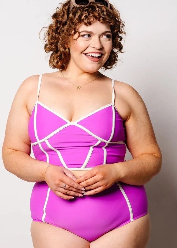 Brilliant Violet | Lined Up Top