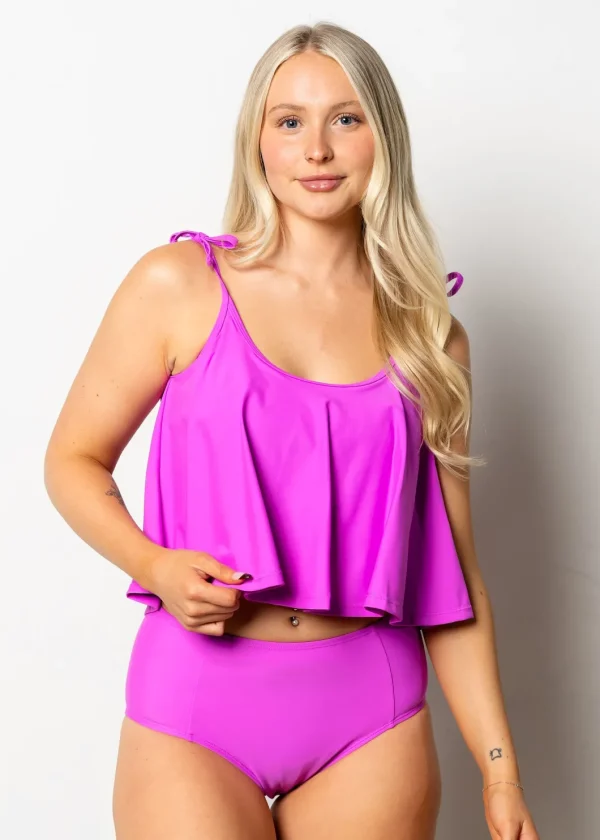 Brilliant Violet | Mid-Rise Bottoms