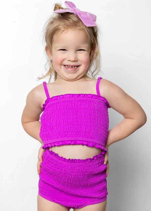 Brilliant Violet | Mini Bandeau Top