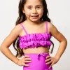 Brilliant Violet | Mini Bow Bottoms