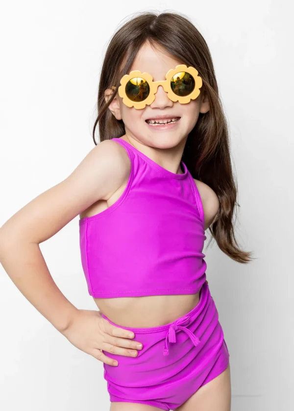 Brilliant Violet | Mini Bow Bottoms