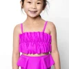 Brilliant Violet | Mini Peplum Bottoms