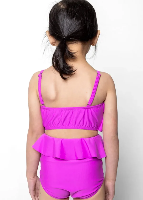 Brilliant Violet | Mini Peplum Bottoms
