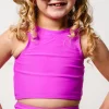 Brilliant Violet | Mini Racer Back Top
