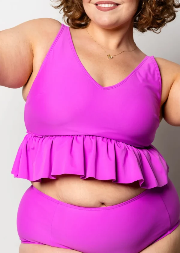 Brilliant Violet | V-Neck Top