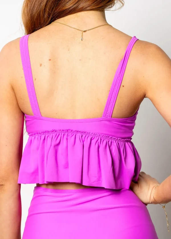 Brilliant Violet | V-Neck Top