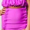 Brilliant Violet | Youth Down in Front Ruffle Bottoms